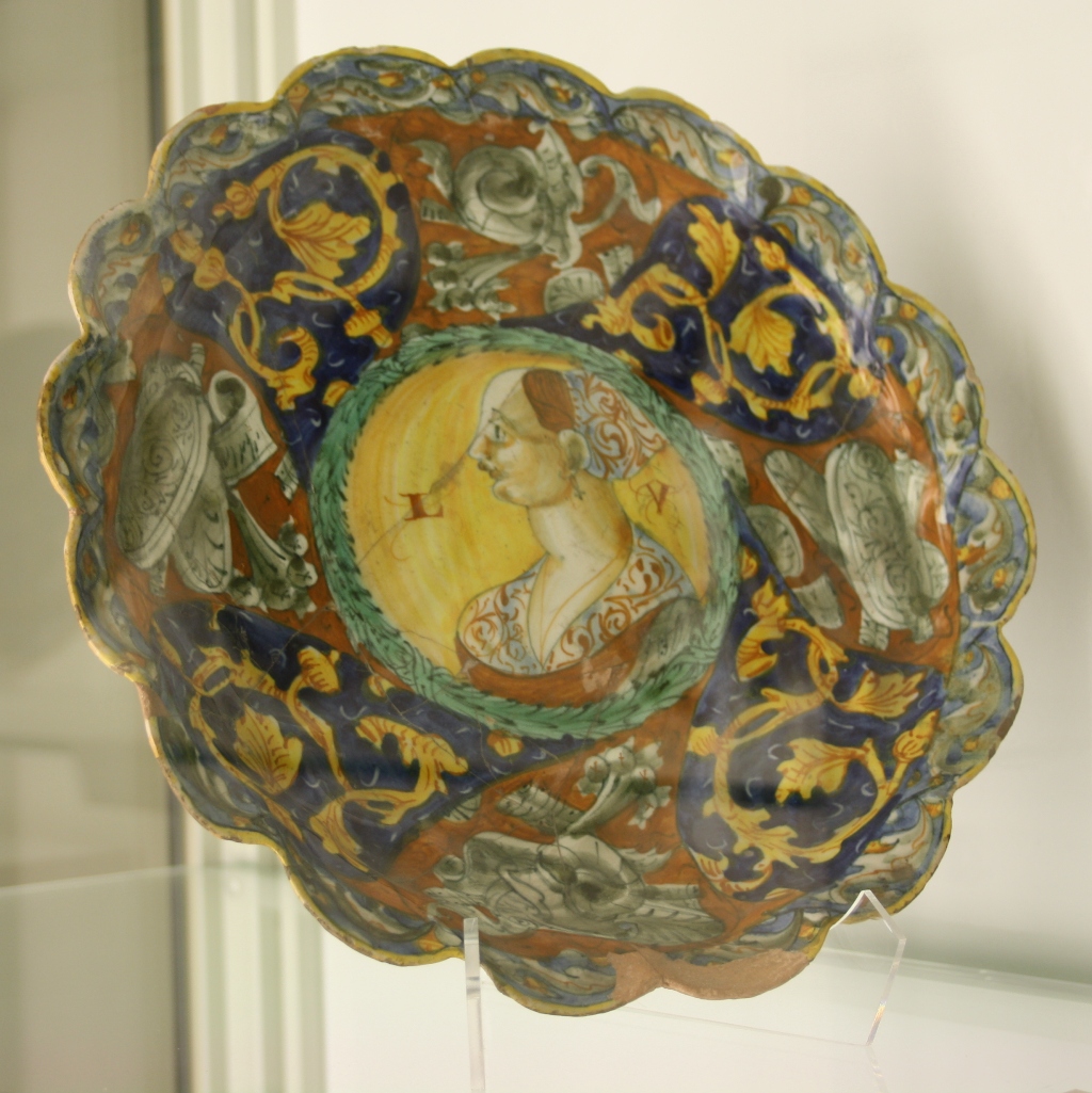 coppa - bottega faentina (metà sec. XVI)