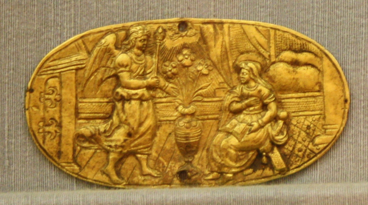 Annunciazione, Annunciazione (placchetta) - produzione Germania meridionale (sec. XVI)