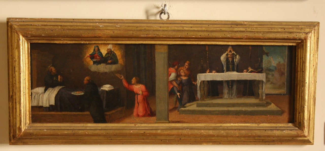 Due storie di San Nicola, San Nicola da Tolentino (dipinto) di Franciabigio (sec. XVI)