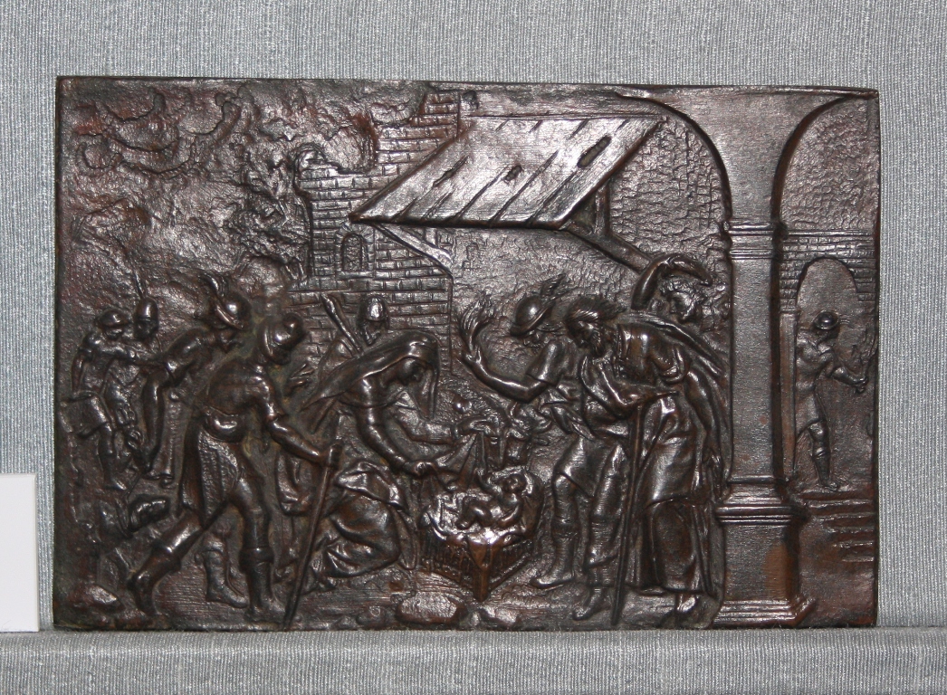 Adorazione dei pastori, Adorazione dei pastori (placchetta) di Bernardi Giovanni Desiderio (prima metà sec. XVI)