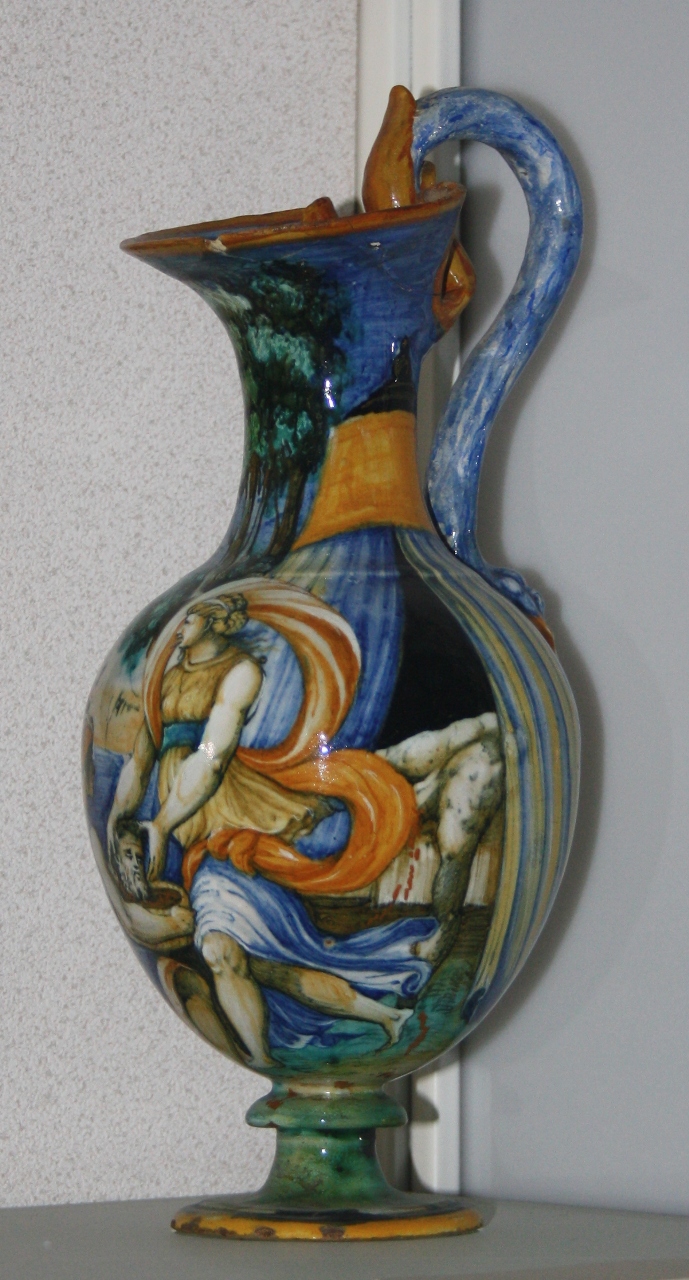 ampolla - bottega urbinate (terzo quarto sec. XVI)