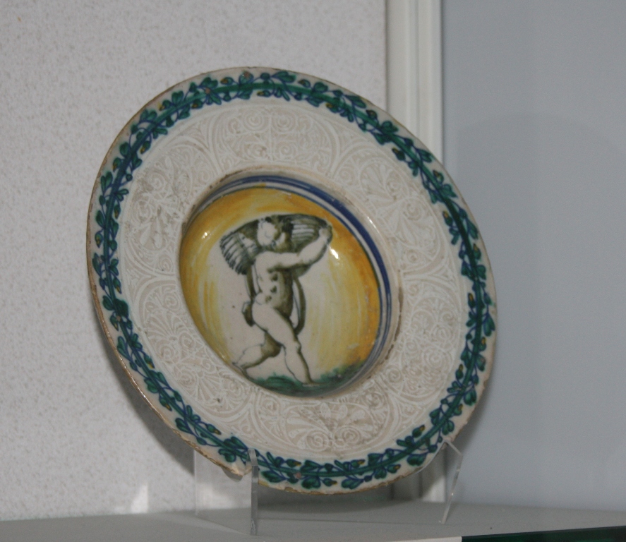 piatto - bottega di Casteldurante (secondo quarto sec. XVI)