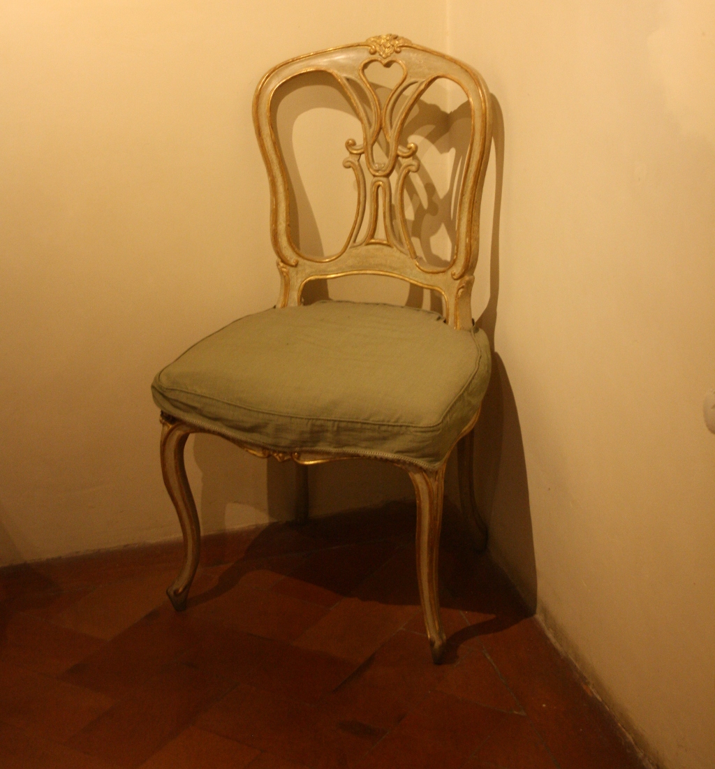 seggiola, serie - bottega aretina (sec. XVIII)