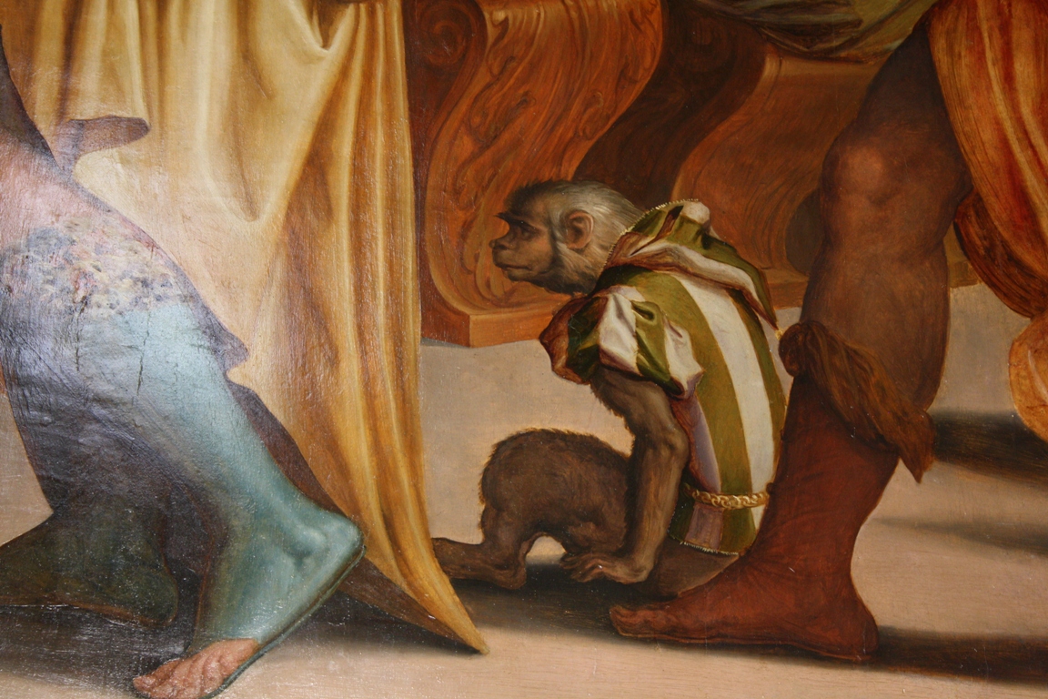 Le Nozze di Ester e Assuero, Banchetto di Ester (dipinto) di Vasari Giorgio (secondo quarto sec. XVI)