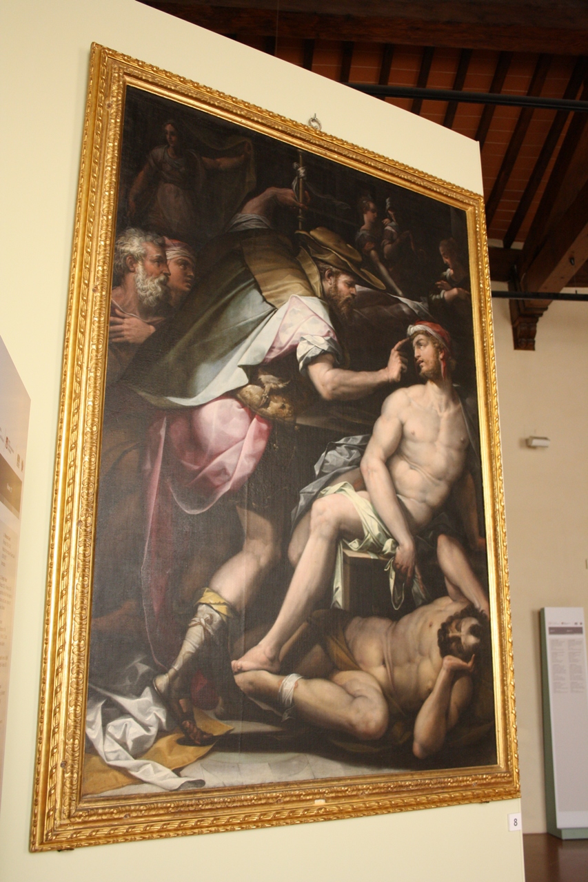 San Rocco visita gli infermi, San Rocco visita gli infermi (dipinto, coppia) di Vasari Giorgio (attribuito) (terzo quarto sec. XVI)