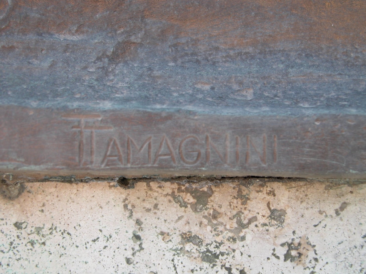 figura di soldato: fante (monumento ai caduti) di Tamagnini Torquato, Fonderia Laganà (sec. XX)