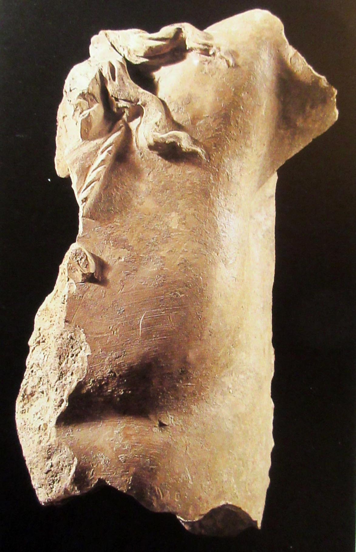 figura maschile (statua/ frontonale, busto) (metà II a.C)