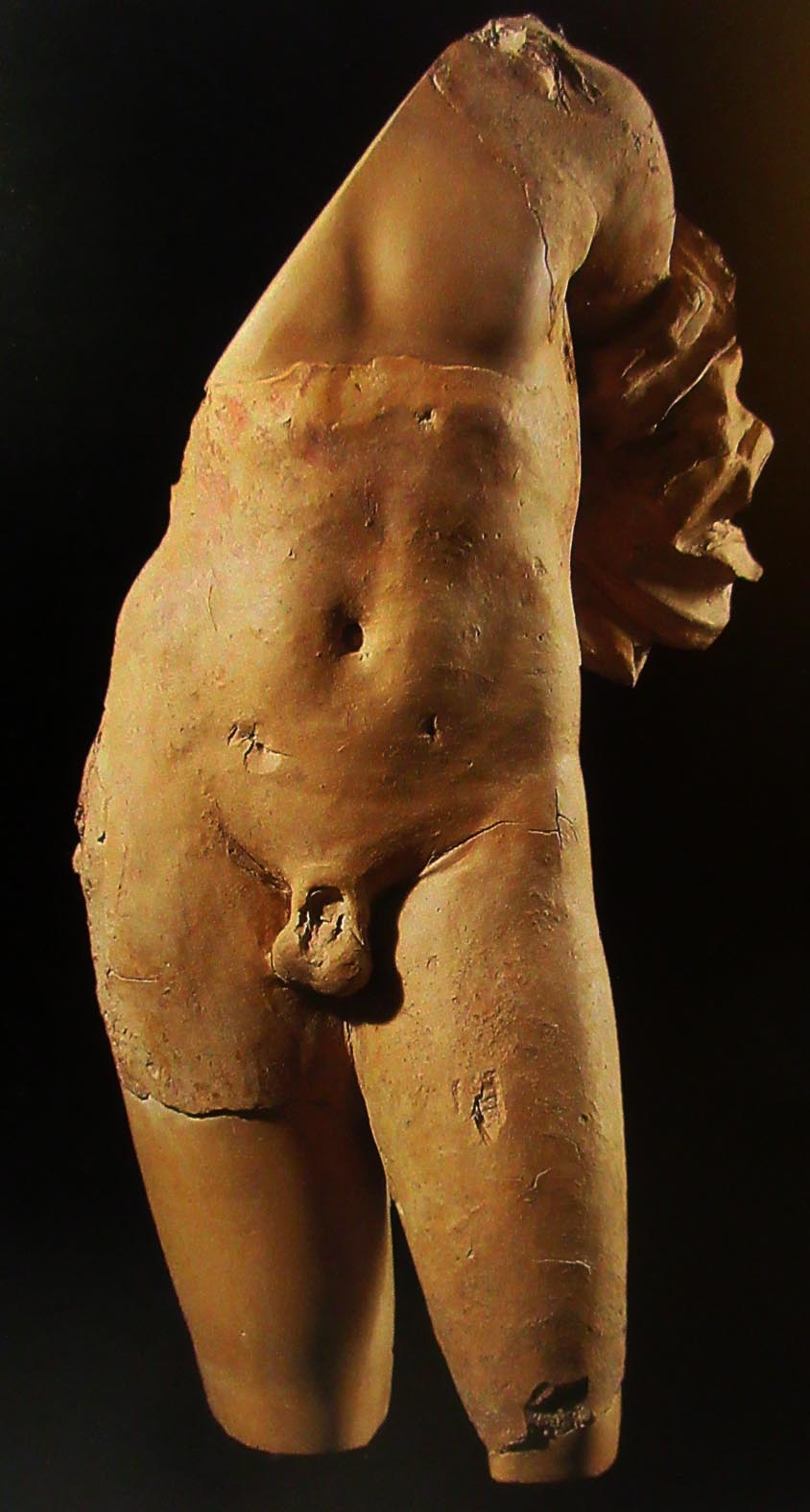 figura maschile (statua/ frontonale, torso) (metà II a.C)