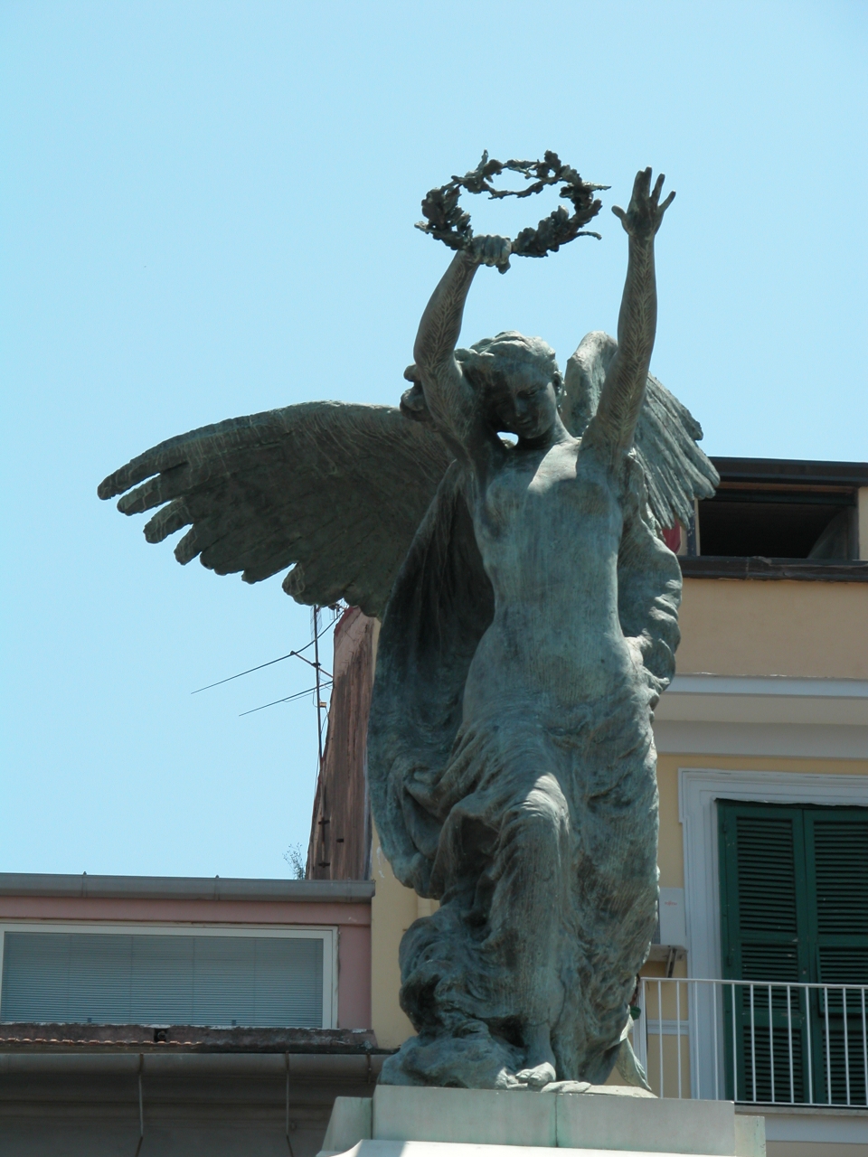 allegoria della Vittoria (scultura) di Renda Giuseppe, Fonderia Laganà (sec. XX)