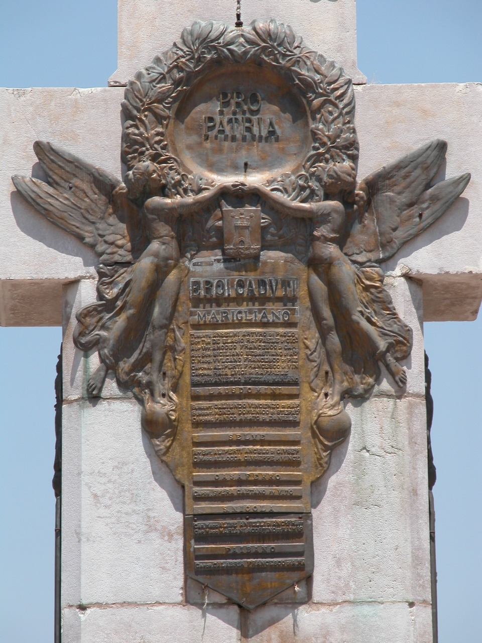 allegoria della Vittoria (rilievo) di Cifariello Filippo Antonio (e aiuti) (sec. XX)
