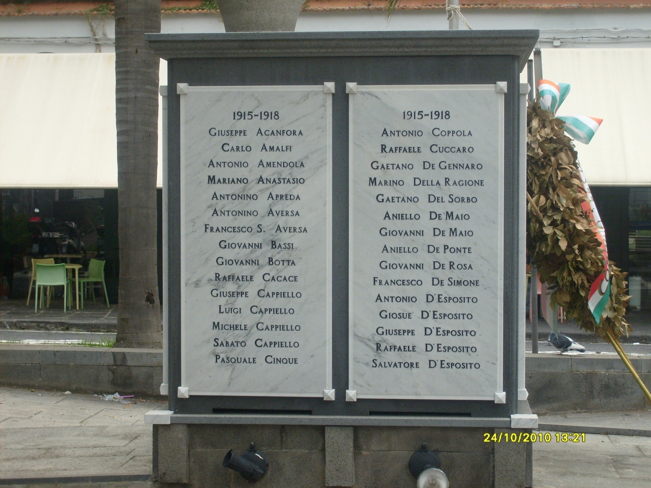 monumento ai caduti - a fontana - bottega Italia centro-meridionale (sec. XXI)