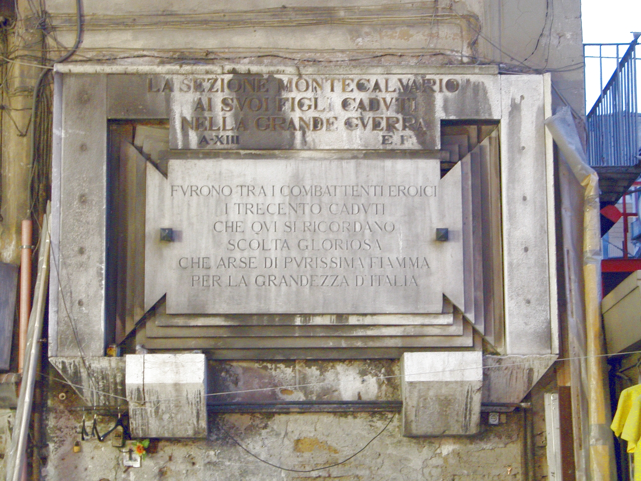 lapide commemorativa ai caduti di Ferrazzano Niccolò (sec. XX)