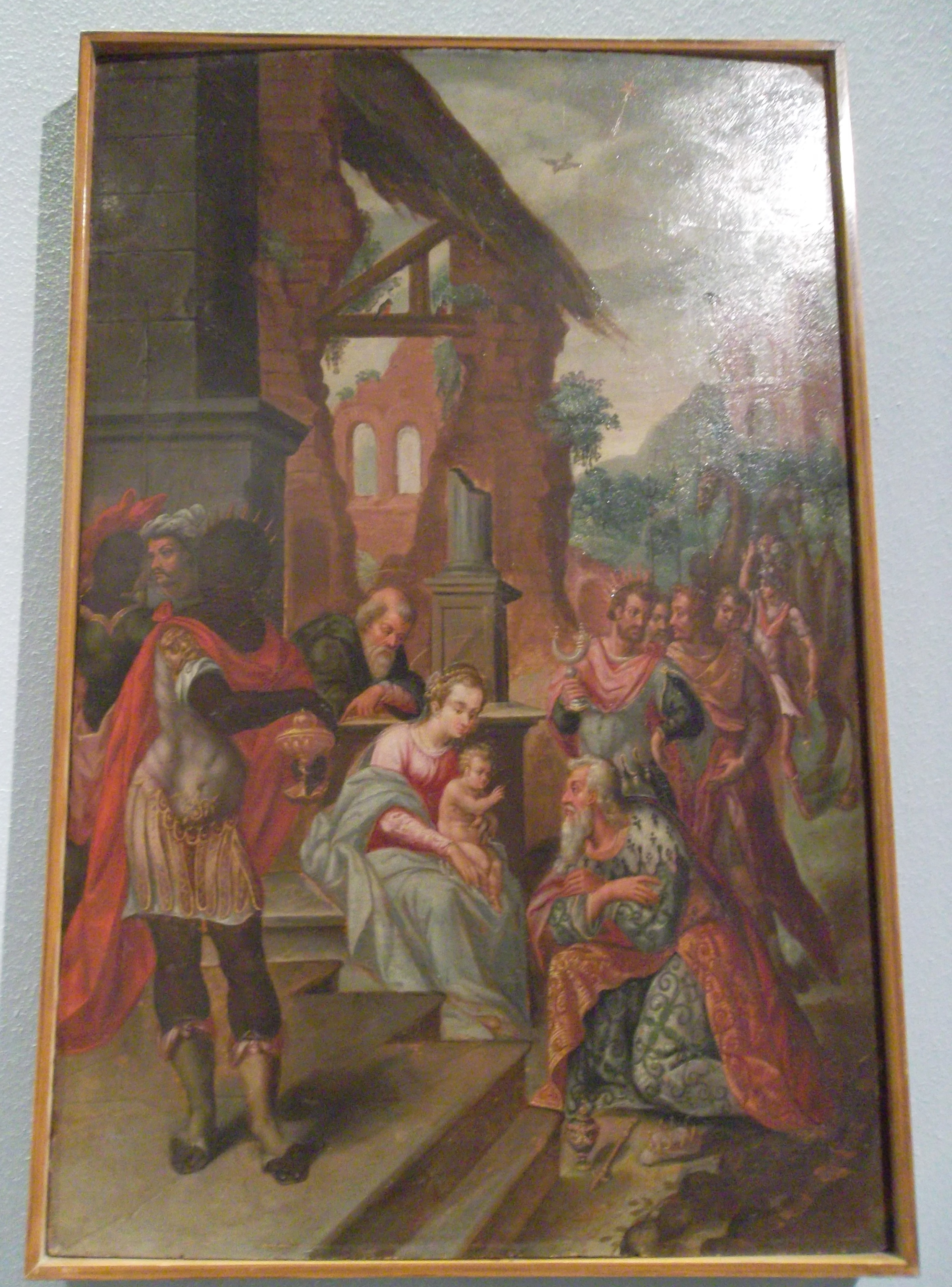 Adorazione dei Magi (dipinto) - ambito fiammingo (seconda metà sec. XVI)