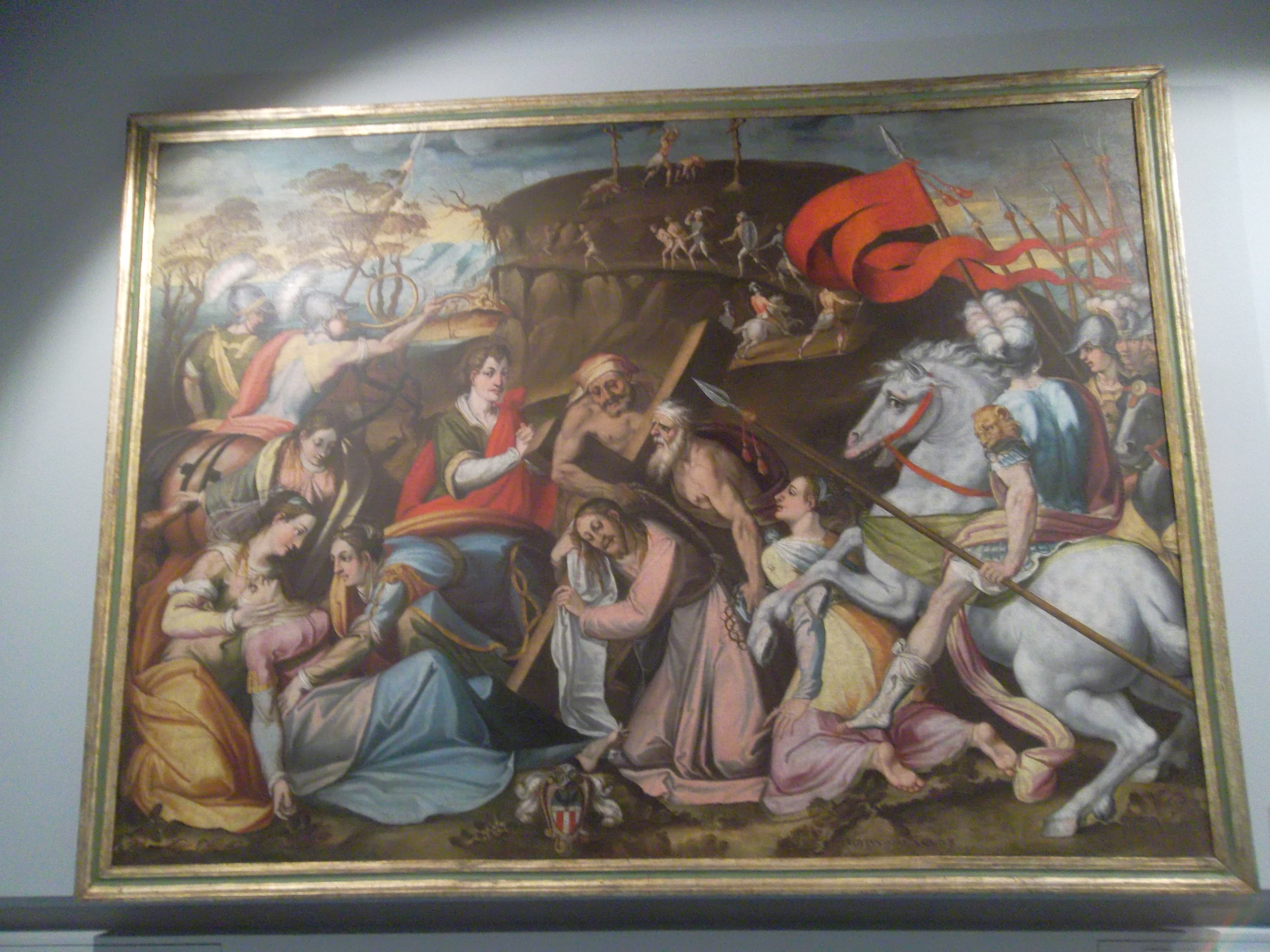 Salita al Calvario (dipinto) di Troylus Marianus (seconda metà sec. XVI)