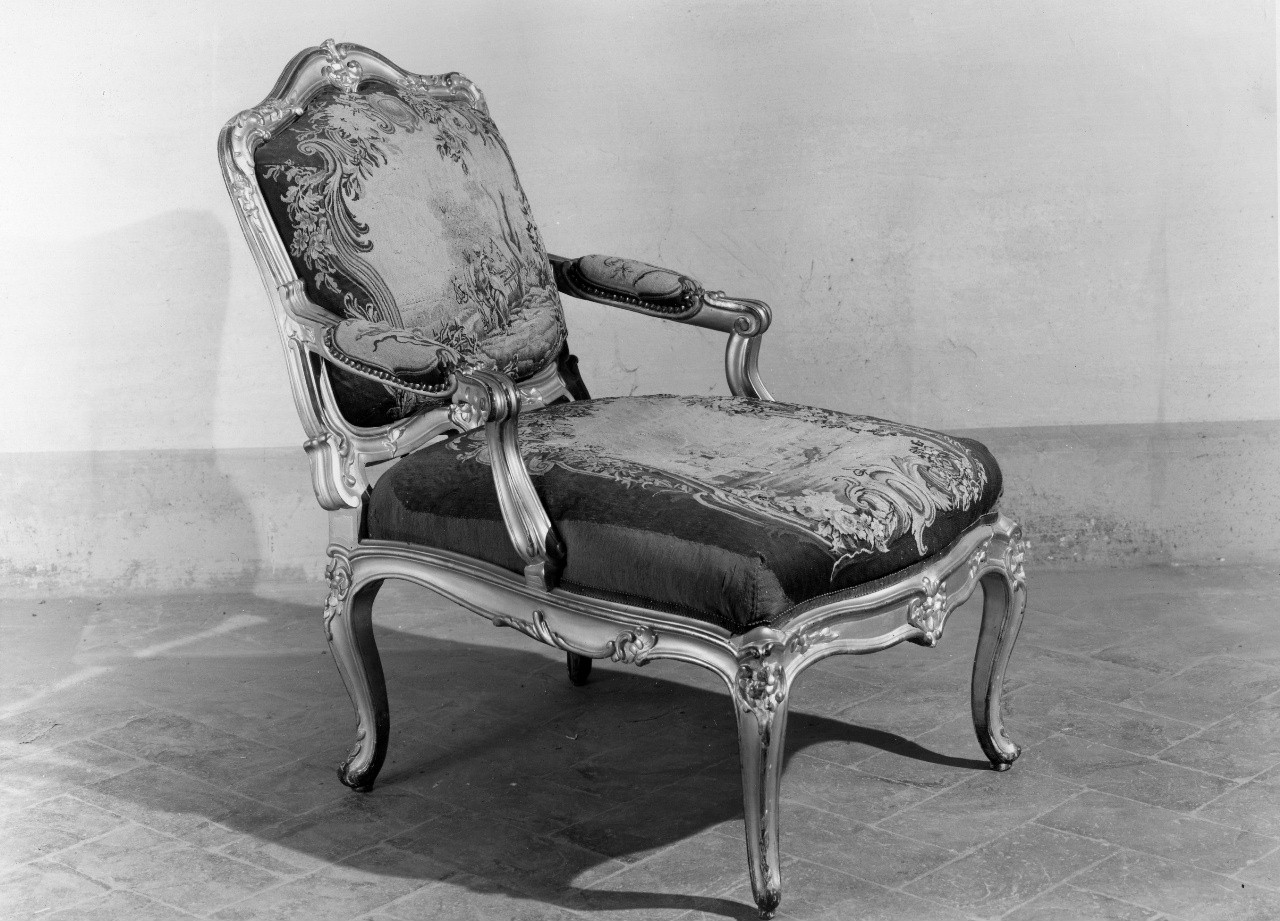 poltrona - da riposo - manifattura parmense (?) (sec. XVIII)
