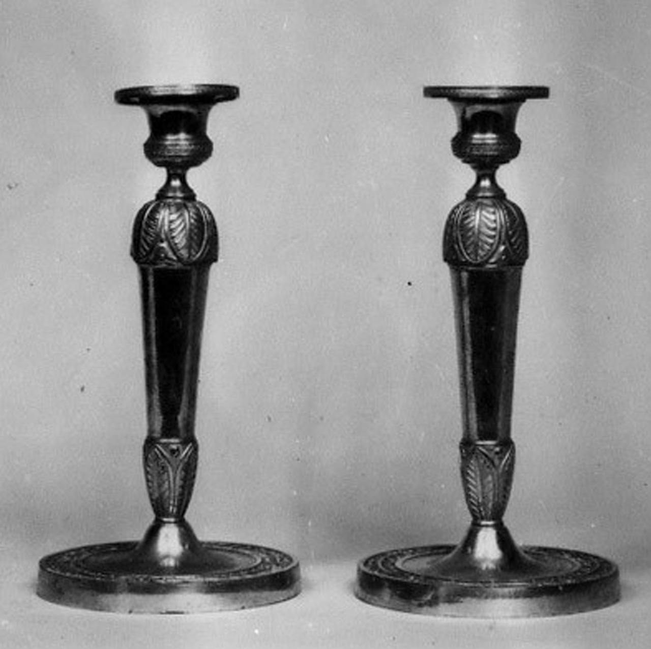 candeliere, serie - manifattura italiana (primo quarto sec. XIX)