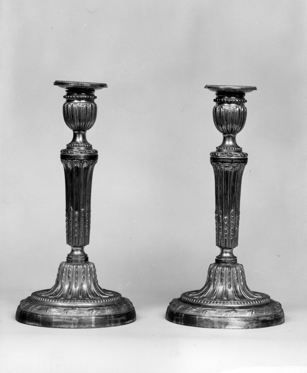 candeliere, serie - manifattura francese (?) (seconda metà sec. XVIII)