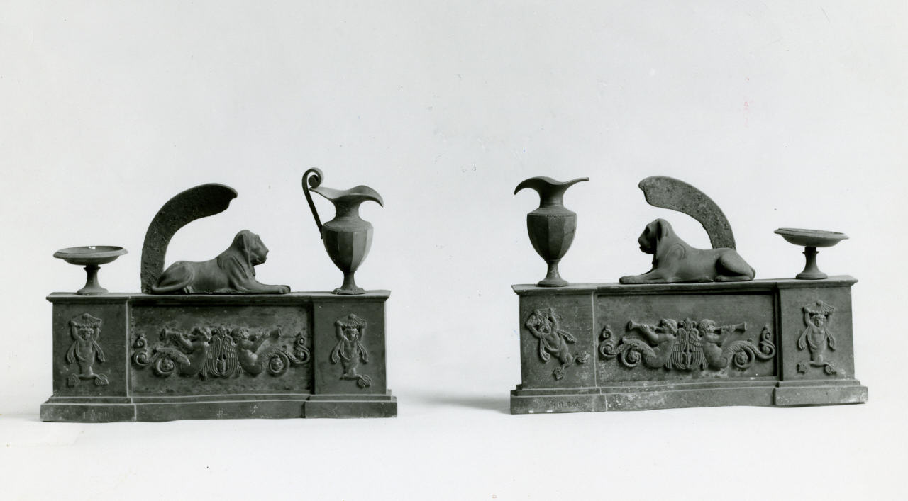 alare, serie - manifattura italiana (primo quarto sec. XIX)