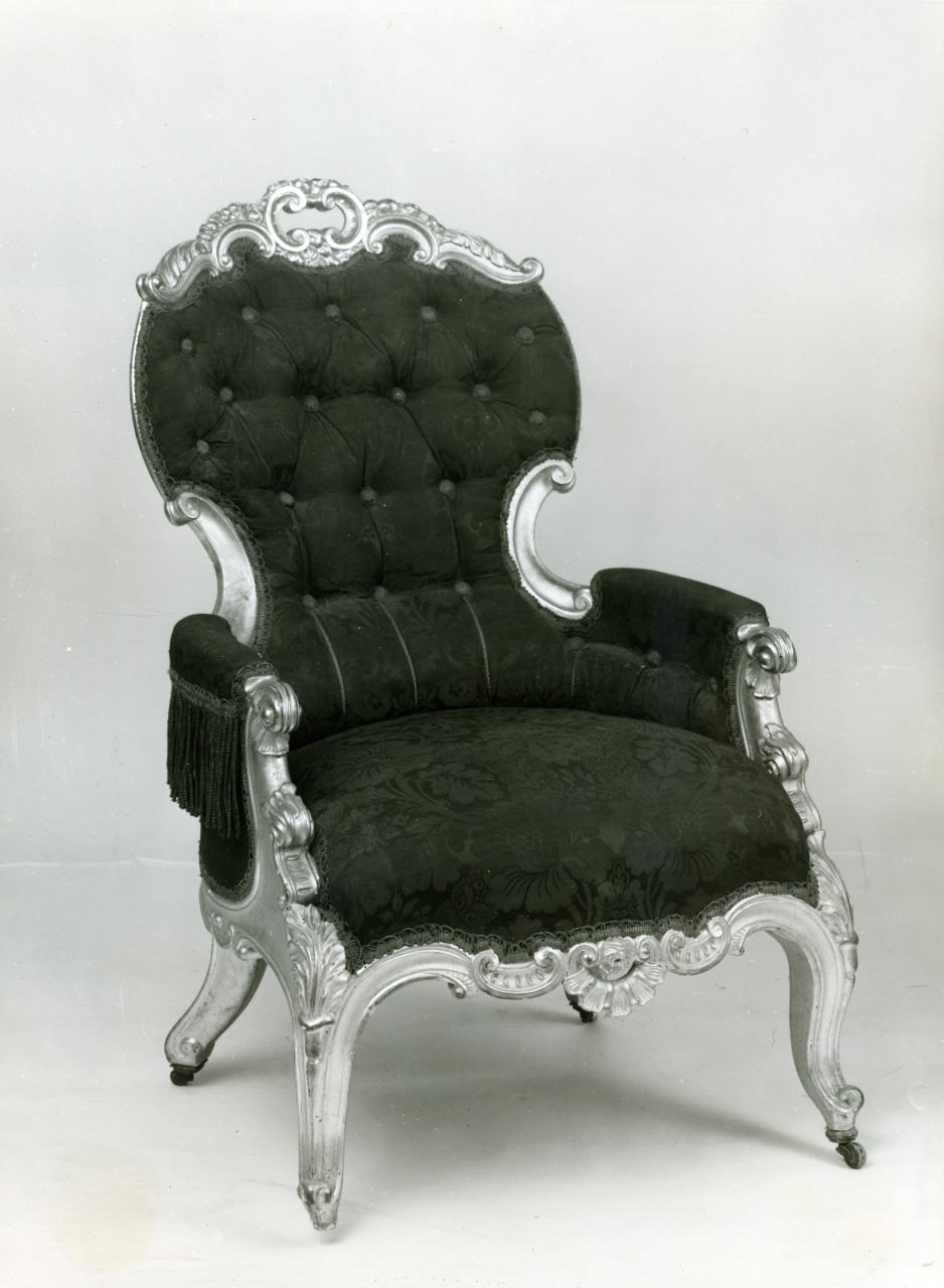 poltrona, serie - manifattura italiana (sec. XIX)