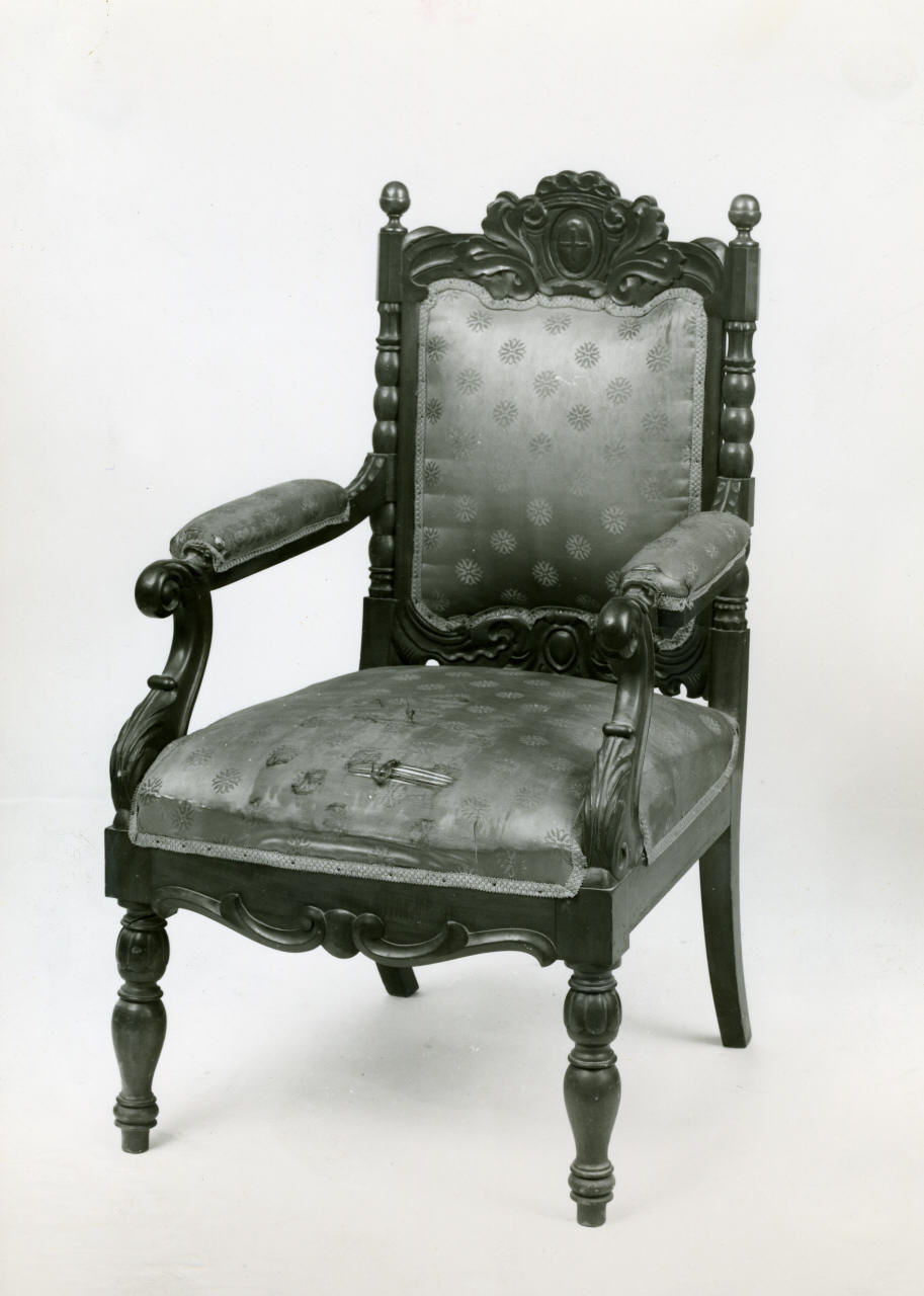 poltrona - manifattura italiana (metà sec. XIX)