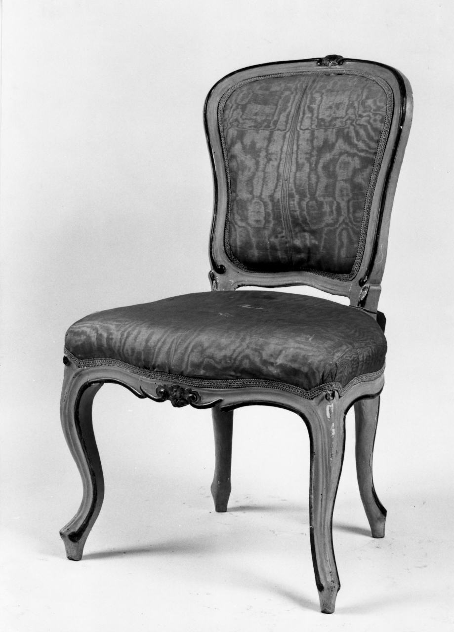 sedia, serie - manifattura italiana (terzo quarto sec. XVIII)