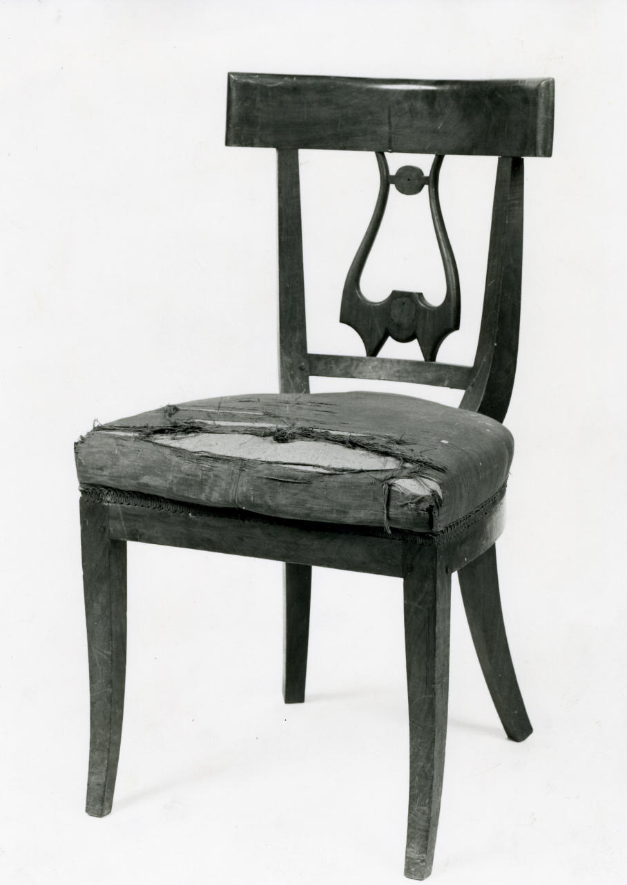 sedia - manifattura emiliana (primo quarto sec. XIX)