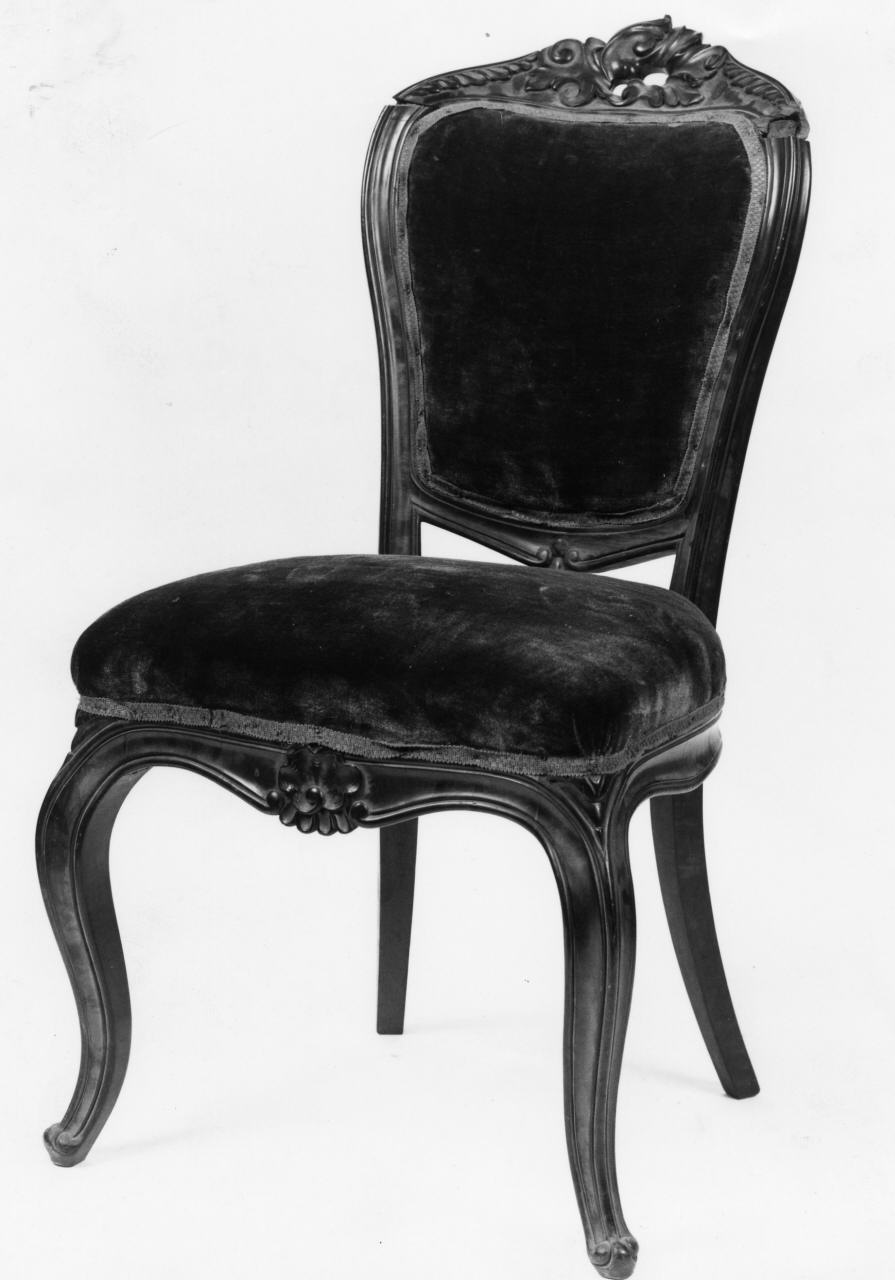 sedia, serie - manifattura italiana (metà sec. XIX)