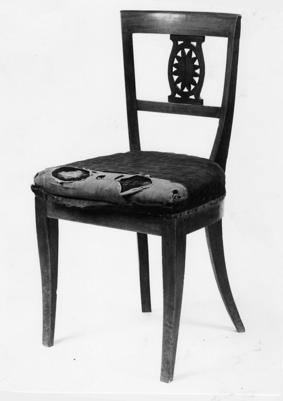 sedia, serie - manifattura italiana (sec. XIX)