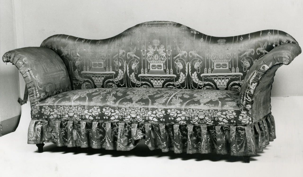 divano - manifattura italiana (metà sec. XIX)