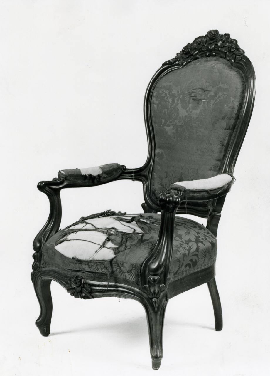 poltrona - manifattura toscana (sec. XIX)