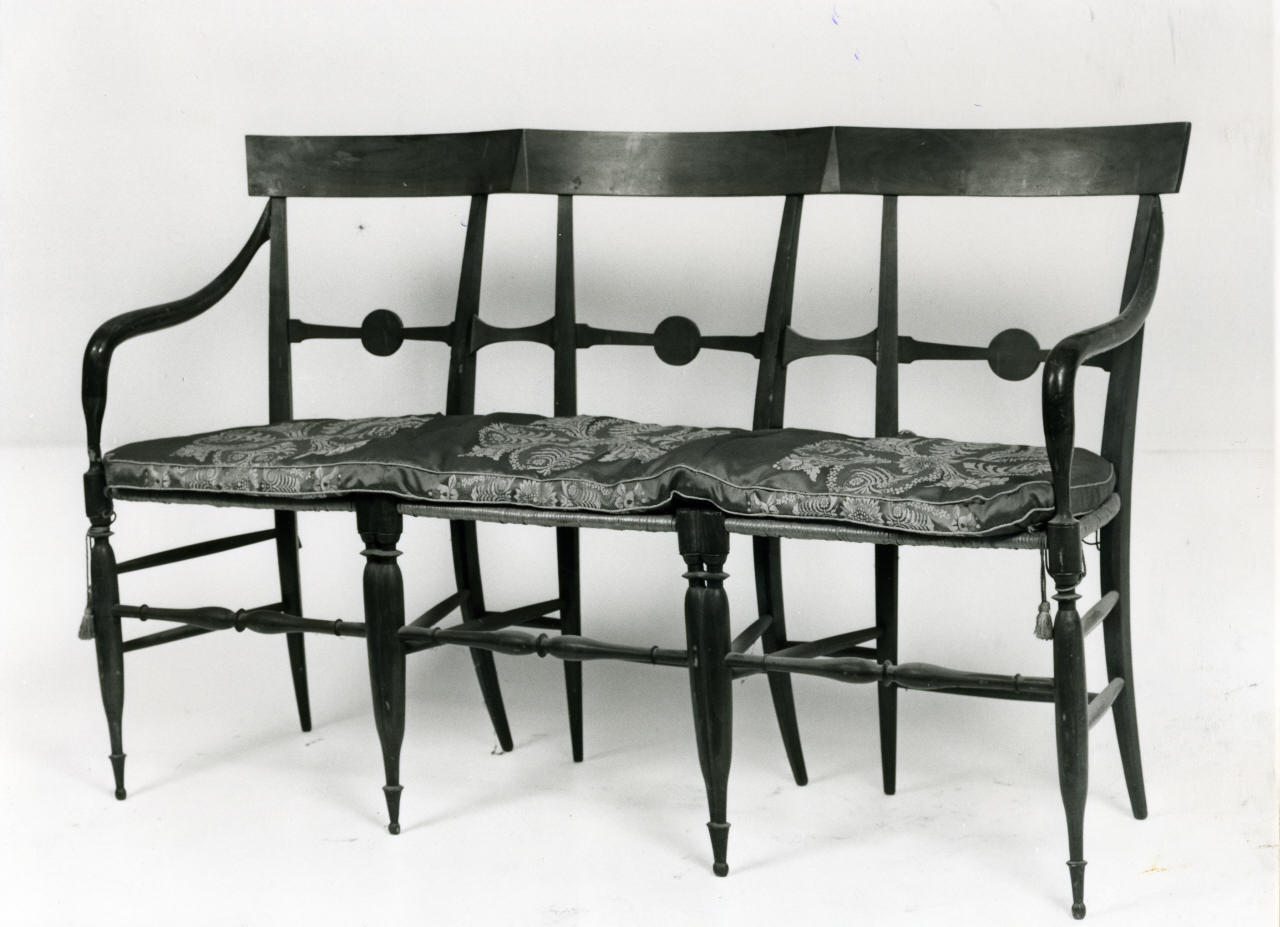 divano - manifattura lucchese (metà sec. XIX)