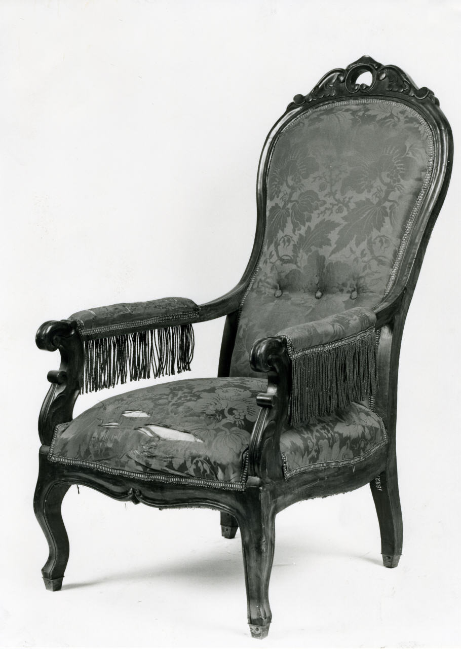 poltrona - manifattura fiorentina (sec. XIX)