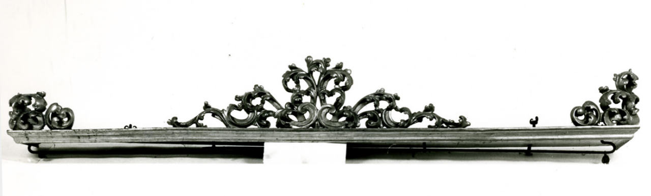 cornice per tenda - manifattura italiana (prima metà sec. XVIII)