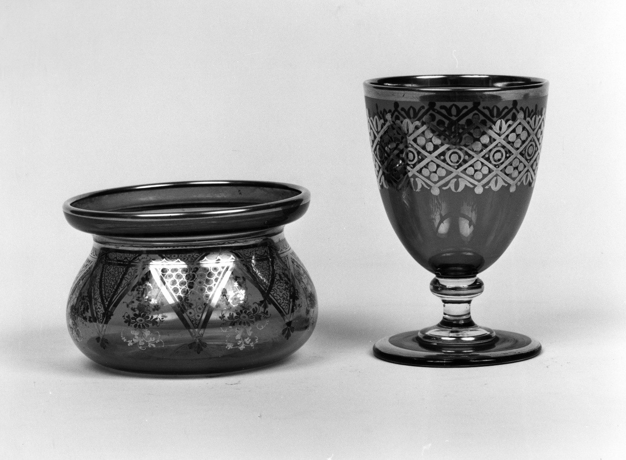 bicchiere - manifattura italiana (metà sec. XIX)