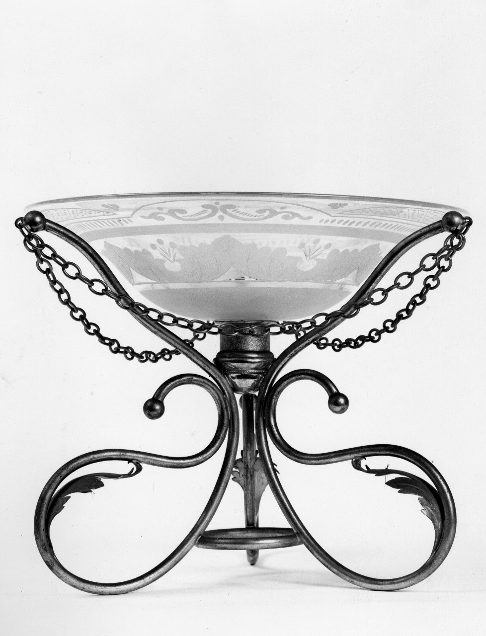 alzata - manifattura europea (sec. XIX)