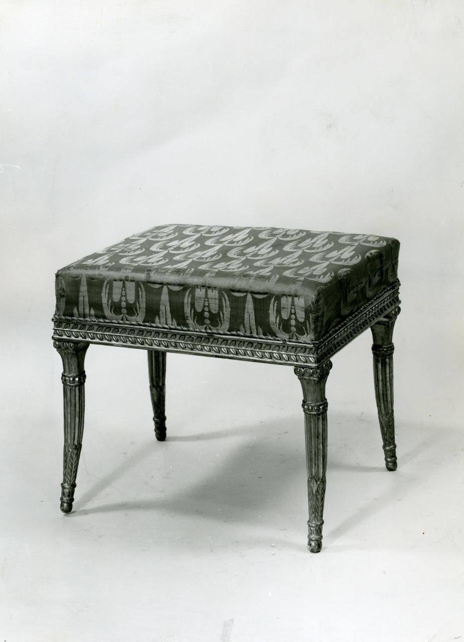 sgabello, serie - manifattura italiana (sec. XIX)