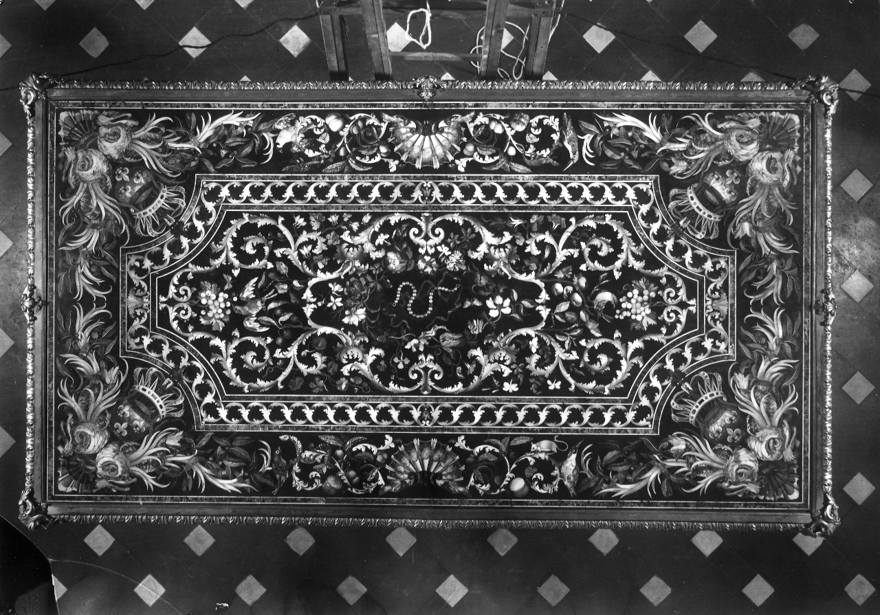 piano di tavolo di Foggini Giovanni Battista - bottega granducale (sec. XVIII)