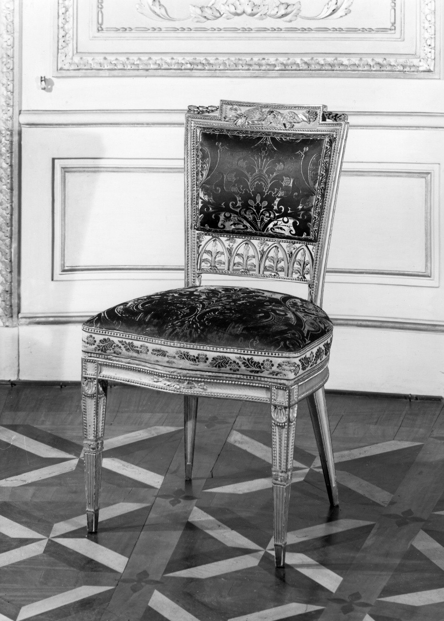 sedia, serie - manifattura italiana (ultimo quarto sec. XVIII)