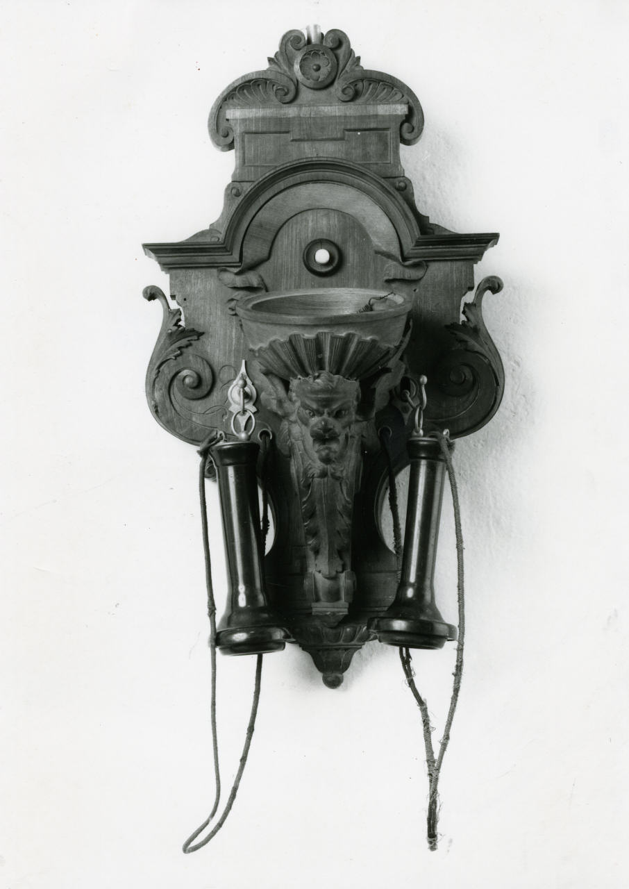 citofono - manifattura italiana (ultimo quarto sec. XIX)