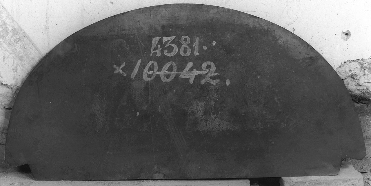 pedana da camino - manifattura toscana (seconda metà sec. XIX)