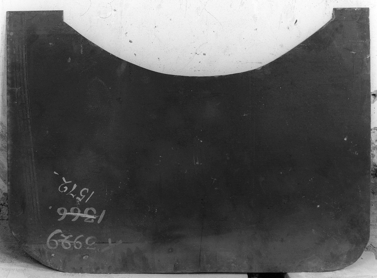 pedana da stufa - manifattura toscana (seconda metà sec. XIX)