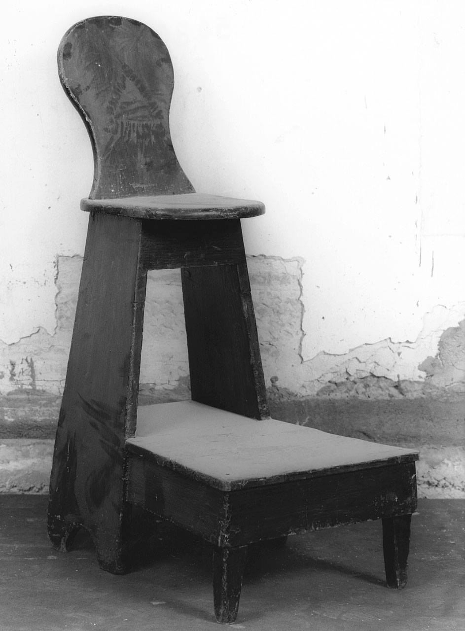 seggiola - manifattura fiorentina (?) (fine/ inizio secc. XIX/ XX)