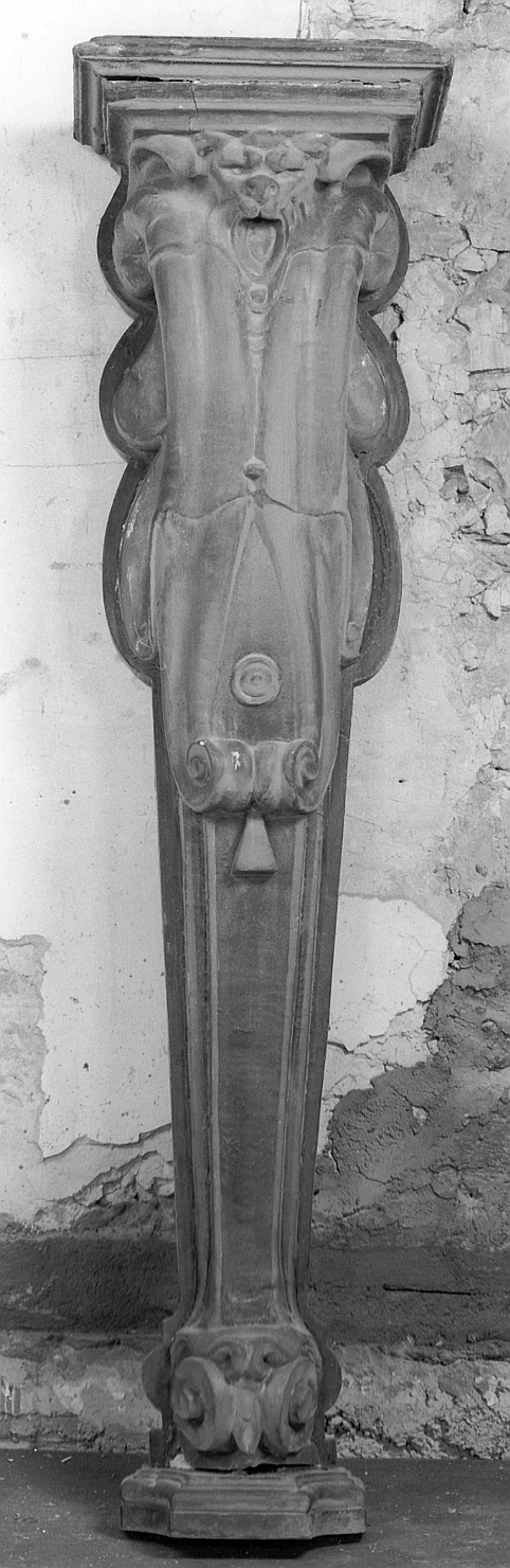 piedistallo - manifattura toscana (seconda metà sec. XIX)