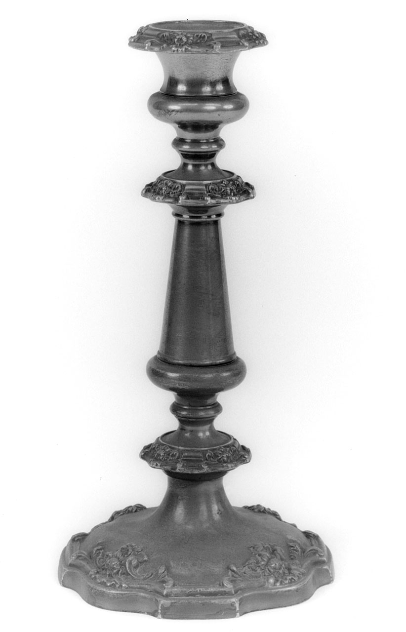 candeliere, serie - manifattura toscana (seconda metà sec. XIX)