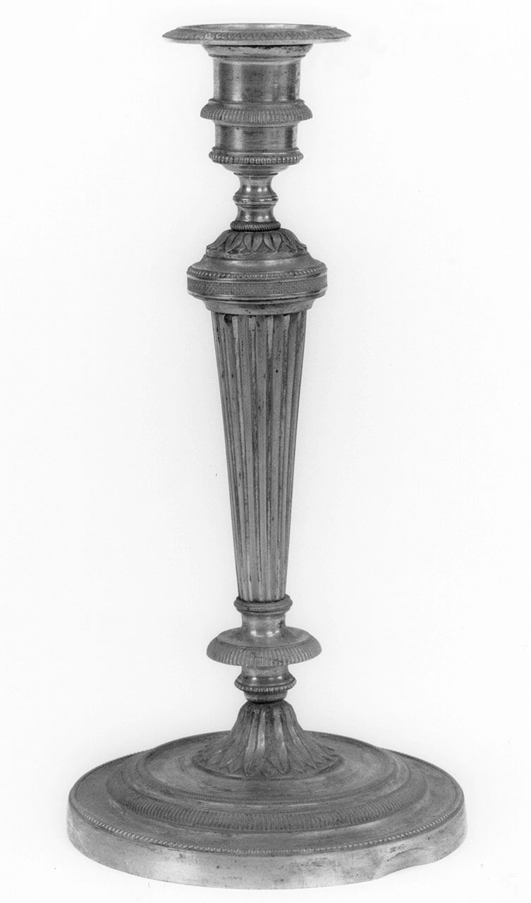 candeliere, serie - manifattura fiorentina (seconda metà sec. XIX)