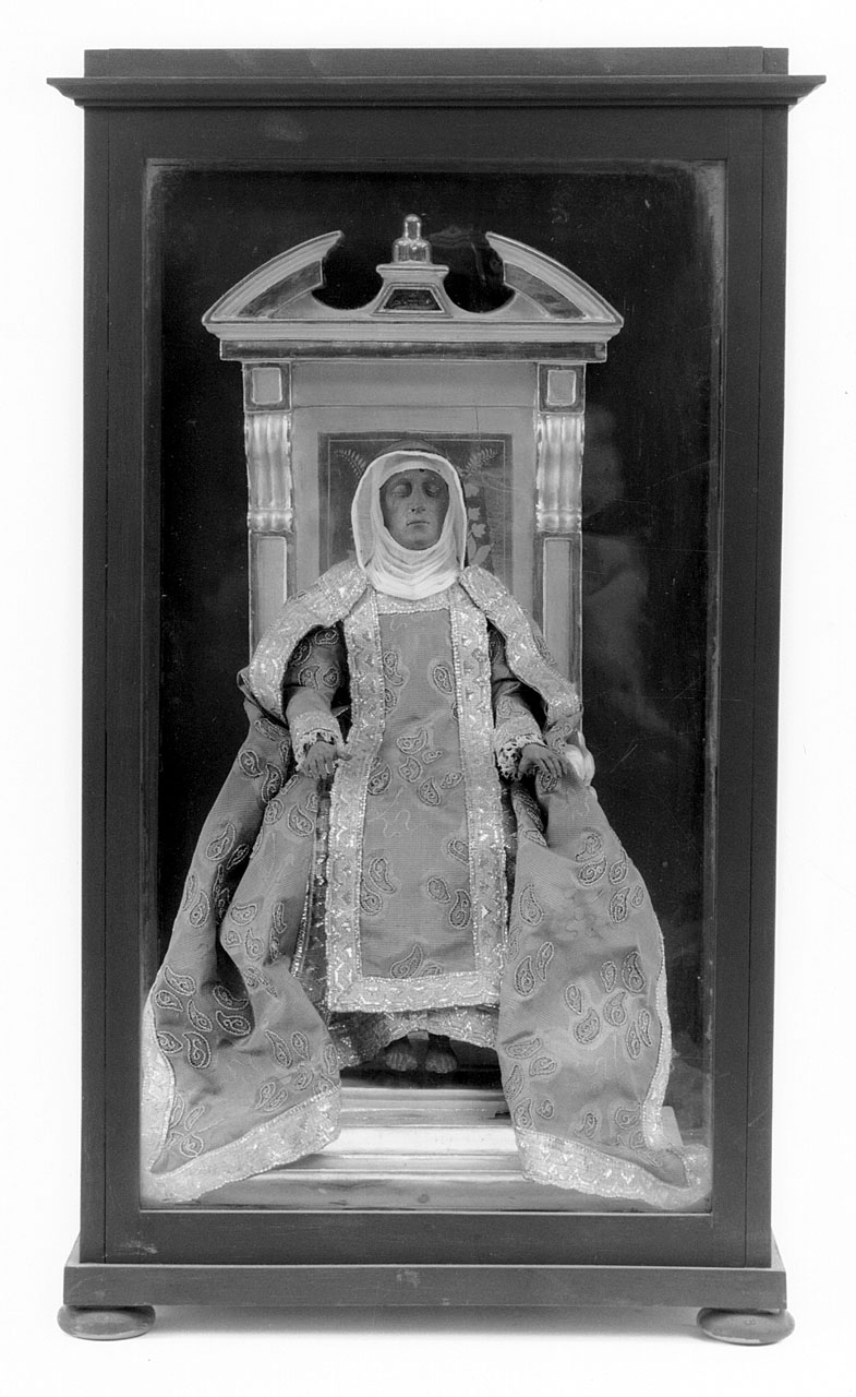 Santa (?) (reliquiario a teca - a cassetta) - manifattura fiorentina (?) (seconda metà sec. XIX)