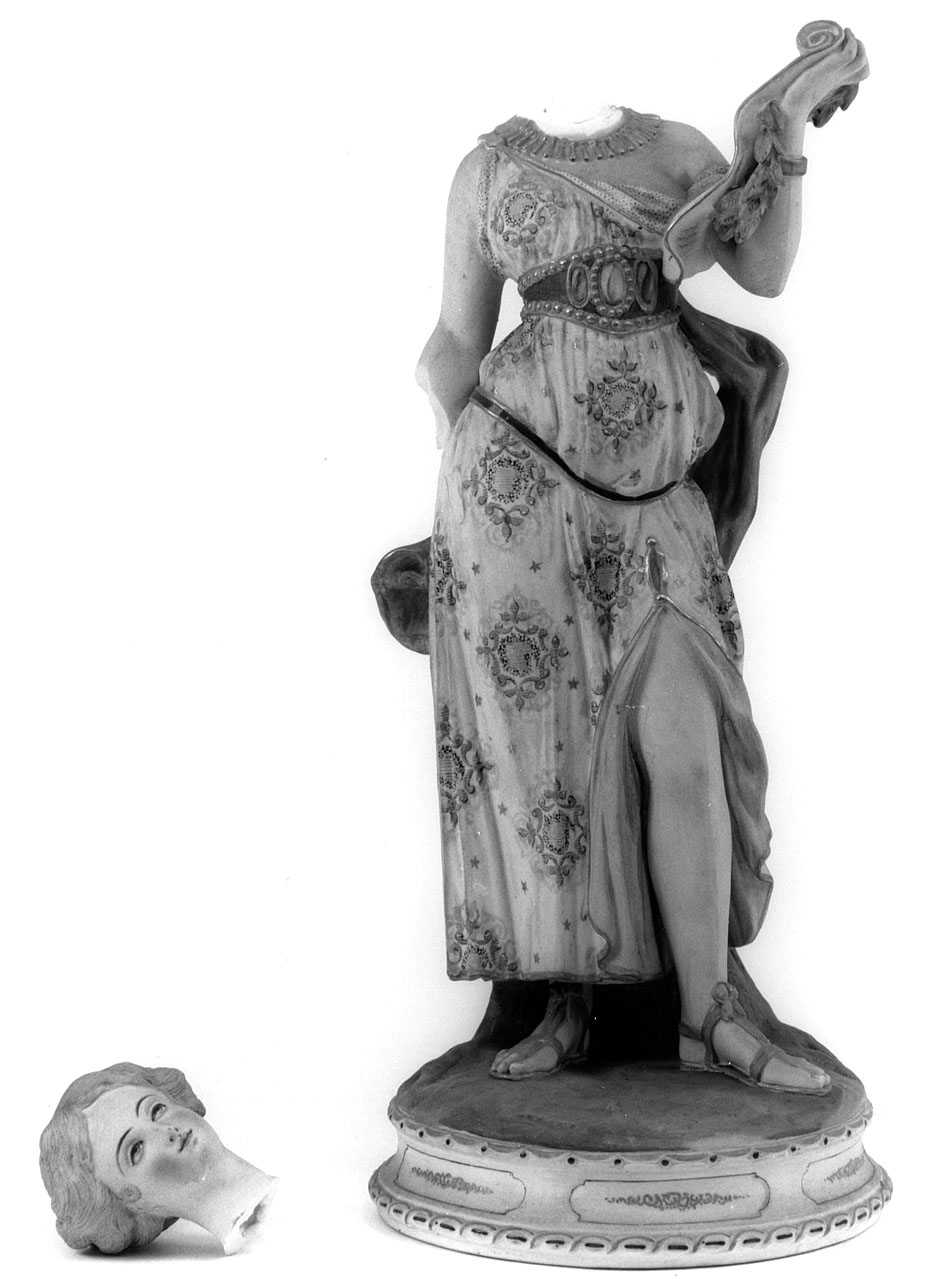 figura femminile (statuetta) - manifattura italiana (?) (metà sec. XIX)