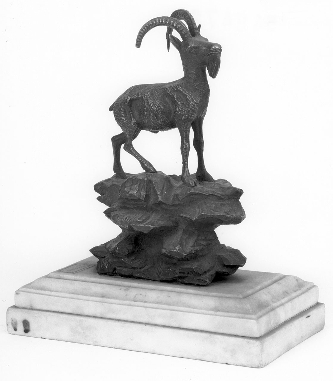 stambecco (fermacarte) - manifattura fiorentina (fine/ inizio secc. XIX/ XX)