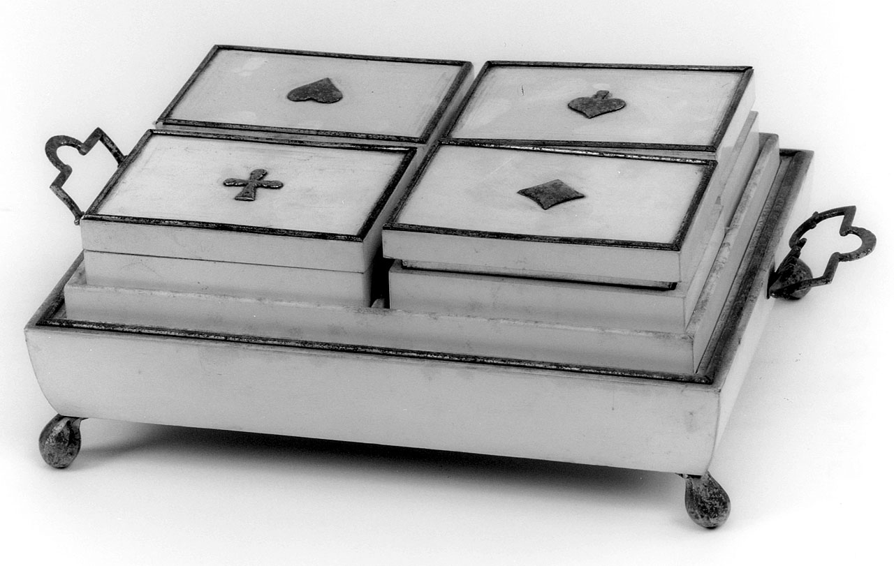 custodia per carte da gioco - manifattura fiorentina (seconda metà sec. XIX)