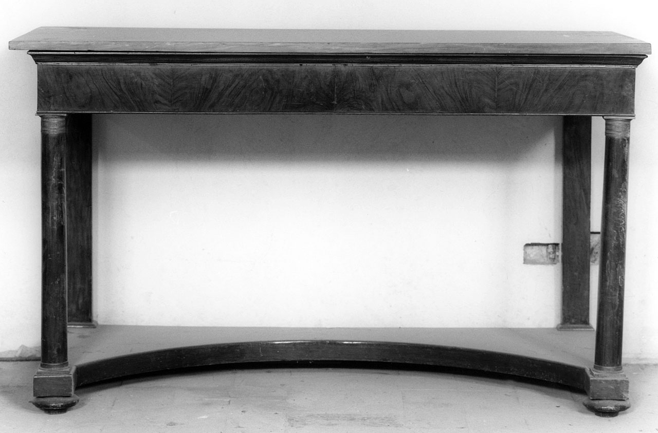 console - manifattura toscana (prima metà sec. XIX)